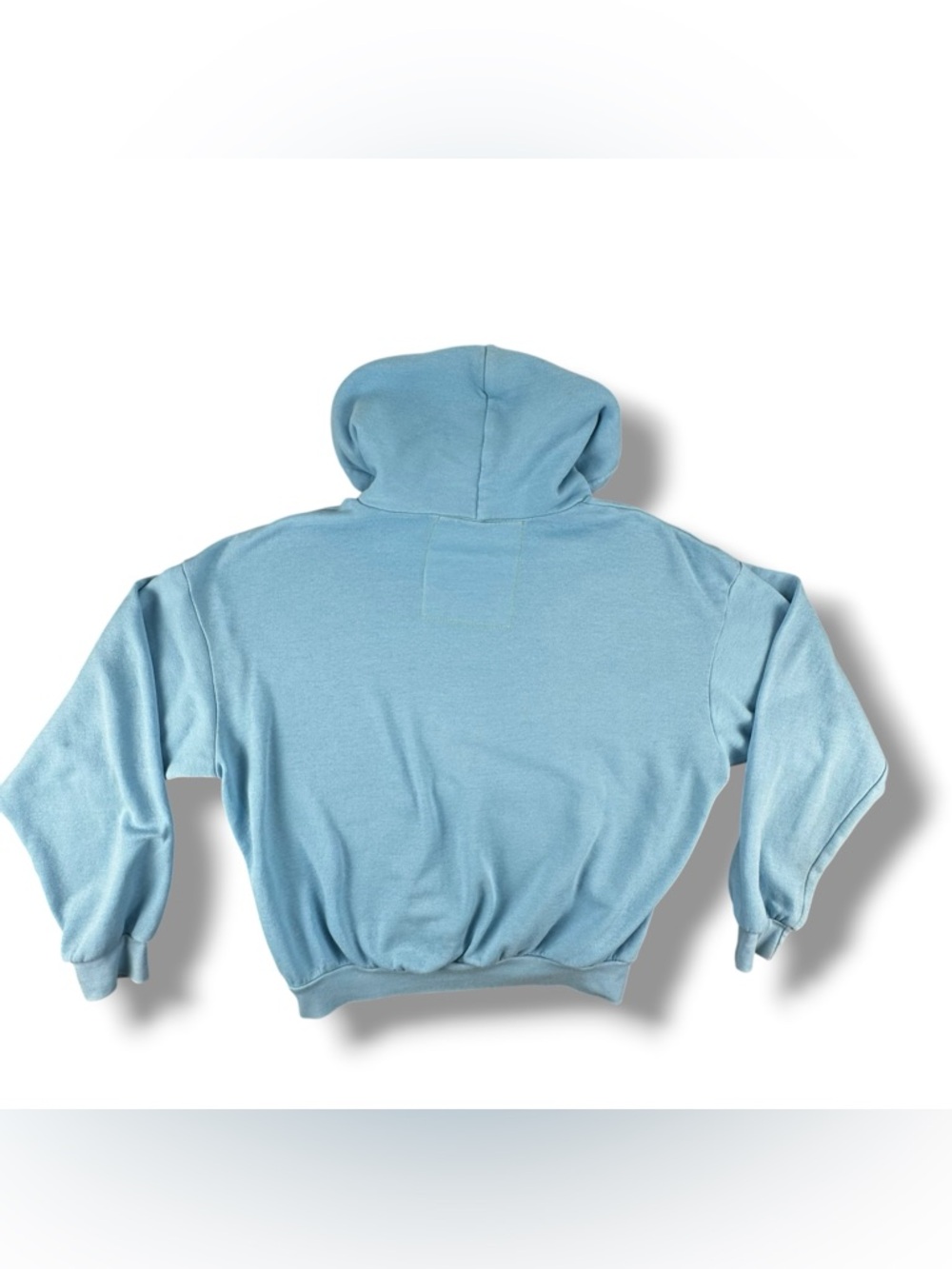 Aviator Nation Logo Pullover Relaxed Hoodie Size XS Ocean Blue Tri-Blend - Picture 5 of 7
